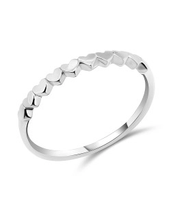 Cute Hearts Silver Ring NSR-498